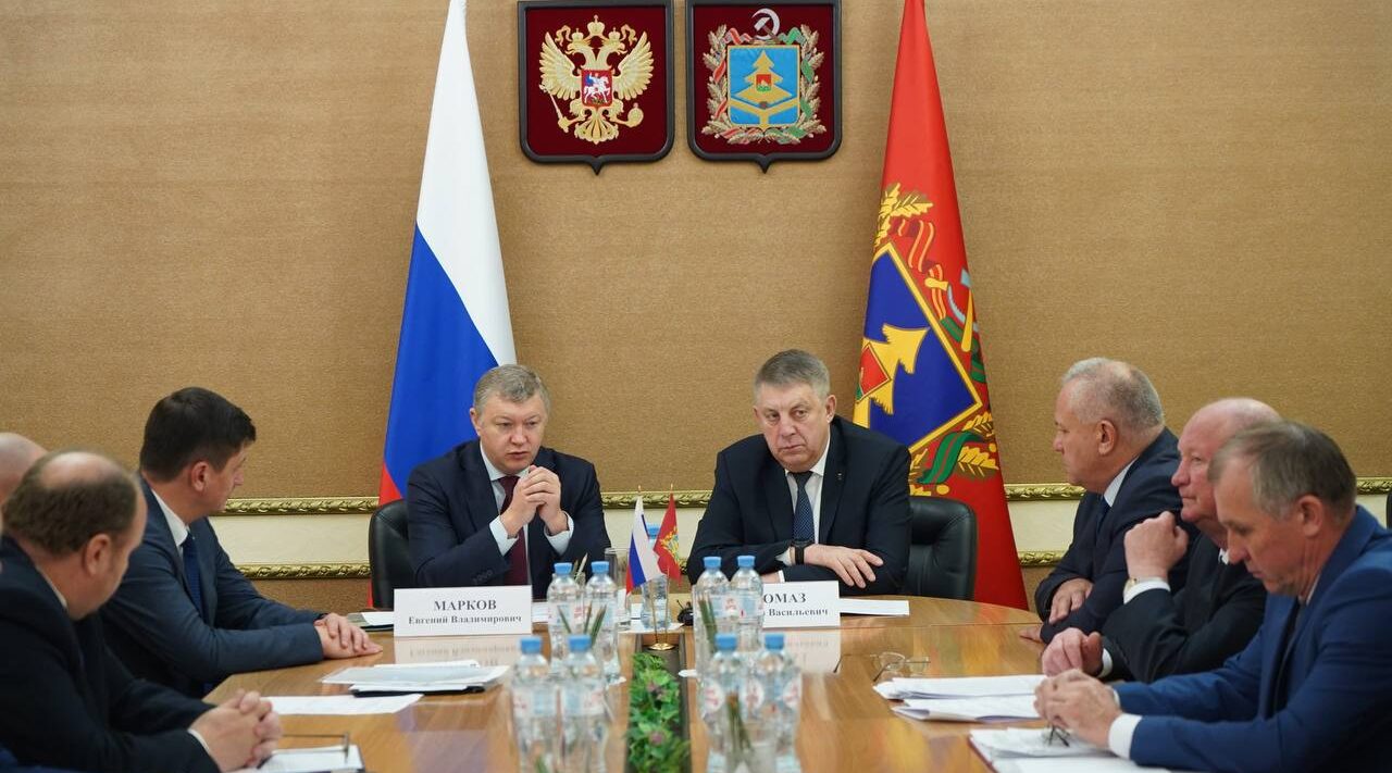Богомаз и Марков обсудили вопросы лесовосстановления и работу регионального оператора