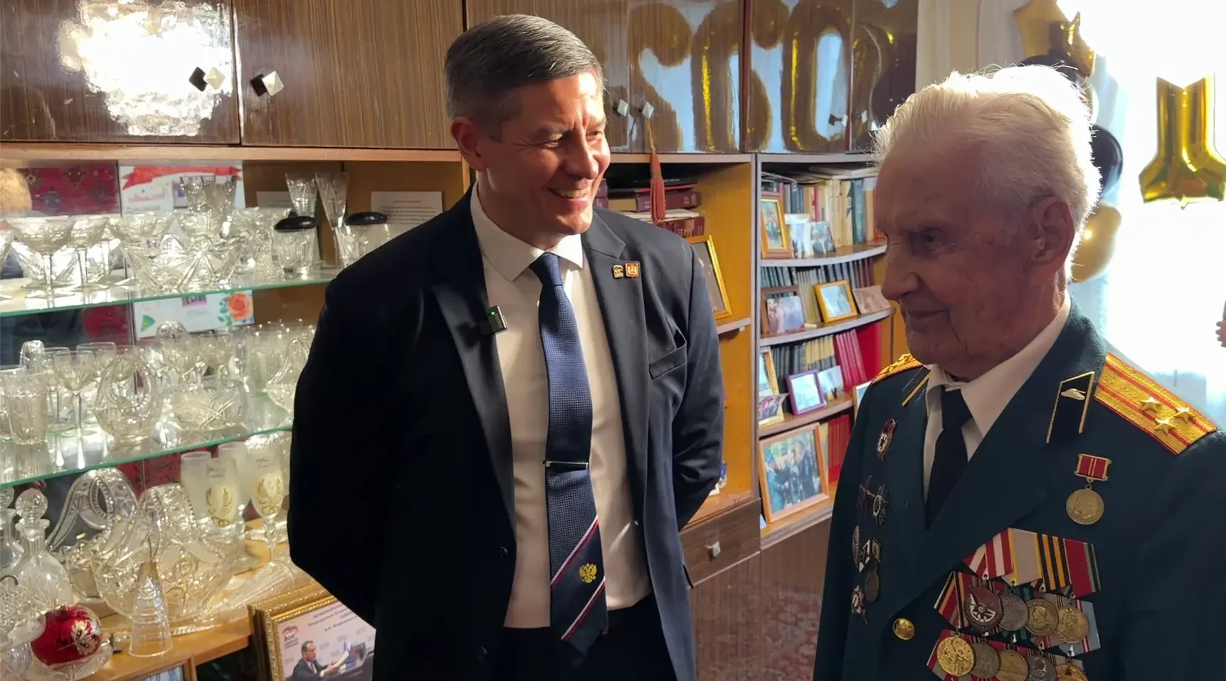 Борису Васильевичу Шапошникову исполнилось 102 года!