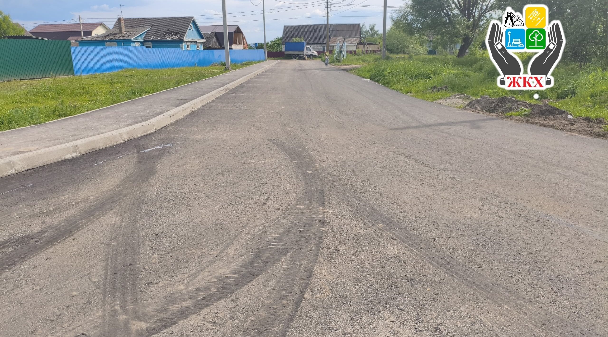 Дорога в Большом Полпино обновляется по нацпроекту