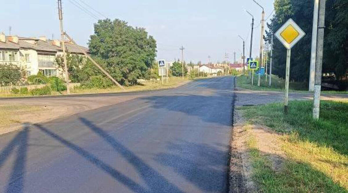 В Суземке обновляют дорогу по переулку Первомайскому