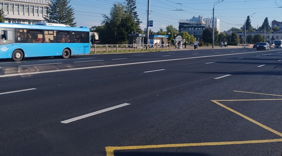 В Советском районе Брянска завершается капремонт участка улицы Калинина