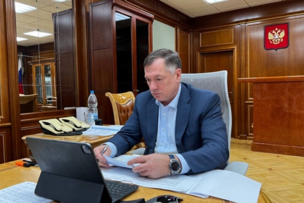 Вице-премьер Марат Хуснуллин поблагодарил Брянскую область за хорошую динамику и высокое качество работ по восстановлению подшефной Брянки