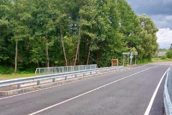 На Брянщине капитально отремонтировали мост через реку Крапивна