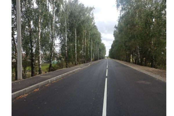 Почти завершён капремонт участка дороги «Брянск-Новозыбков»-Кокино-Скуратово