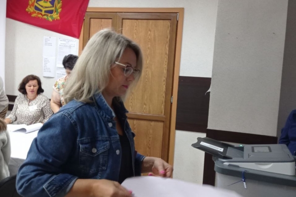 В Выгоничском районе избиратели спешат на участки