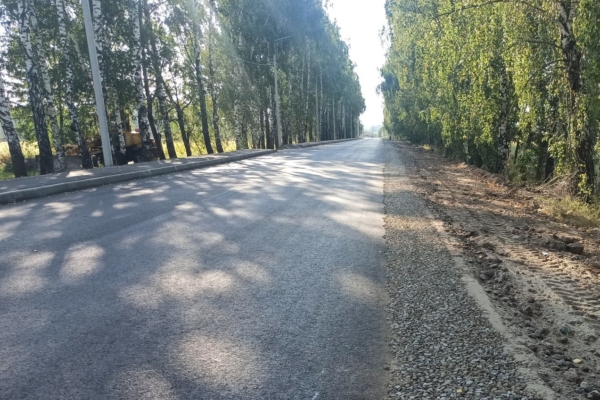 На участке дороги «Брянск-Новозыбков»-Кокино-Скуратово делают обочины