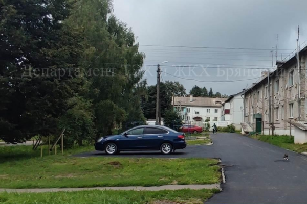 В Рогнедино Брянской области благоустроили двор по улице Садовой