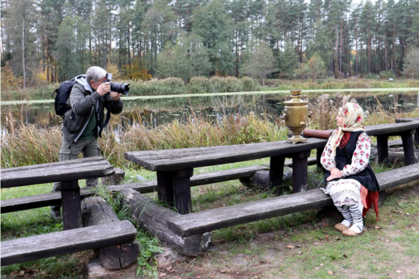 В заповеднике снимают проект «Традиционный народный костюм Брянской области»
