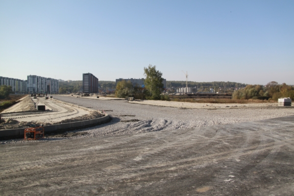 В Брянске по улице Флотской по нацпроекту продолжается строительство новой улично-дорожной сети