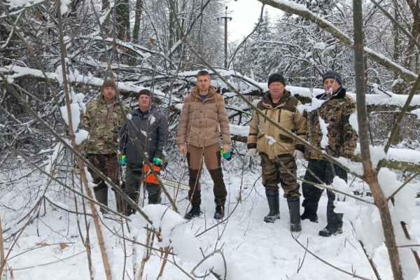 В Выгоничском районе устраняются последствия снегопада
