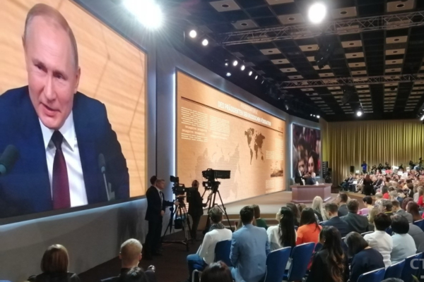 Сегодня состоятся прямая линия и пресс-конференция Владимира Путина