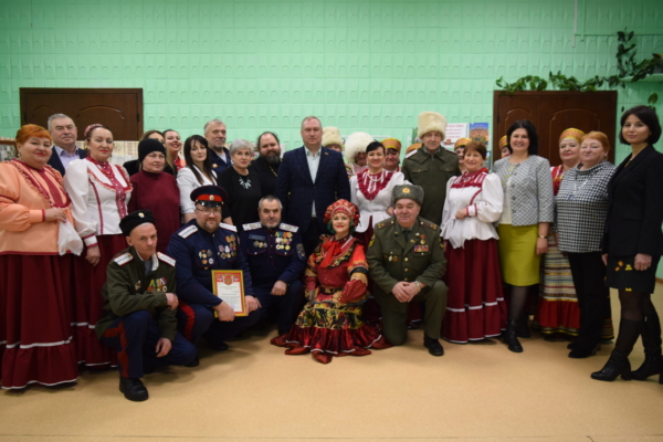 В выгоничской Сосновке прошел урок мужества, посвящённый Году защитника Отечества