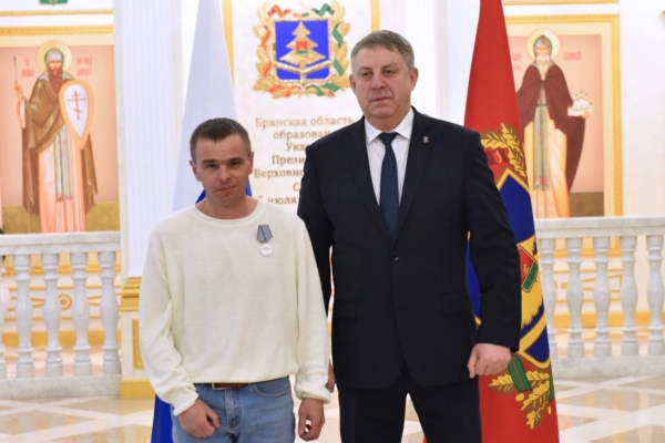 Уроженец поселка Выгоничи Николай Шилин награжден медалью «За отвагу»