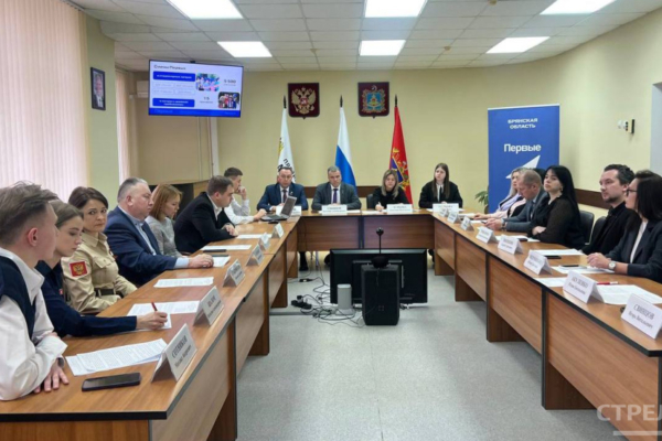 В Брянске проходит заседание Координационного совета по взаимодействию с «Движением Первых»