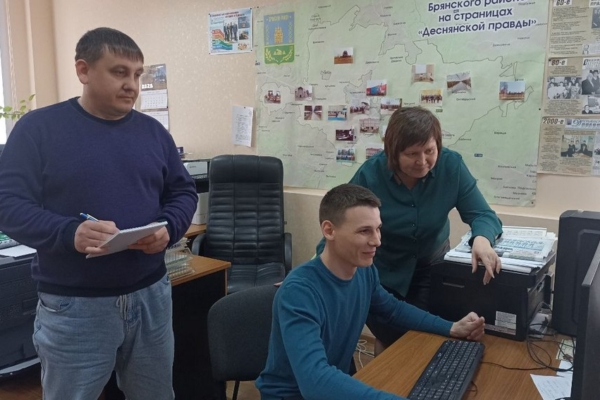 Ветеран СВО Артем Бирюлин стал сотрудником брянской газеты «Деснянская правда»﻿