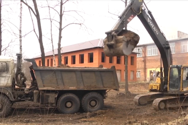 В Клинцах стартовали работы по благоустройству Ленинского парка