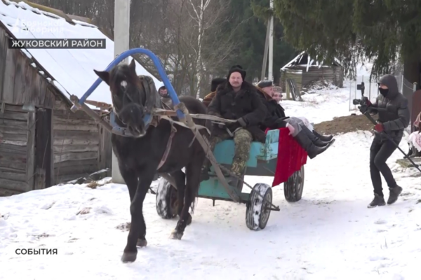 В Жуковке снимают документальный фильм о свадебных традициях