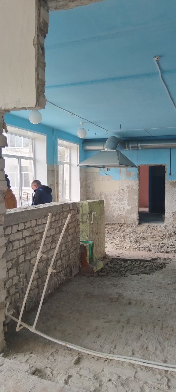 Капремонт Кокинской школы Выгоничского района Брянщины идет по графику