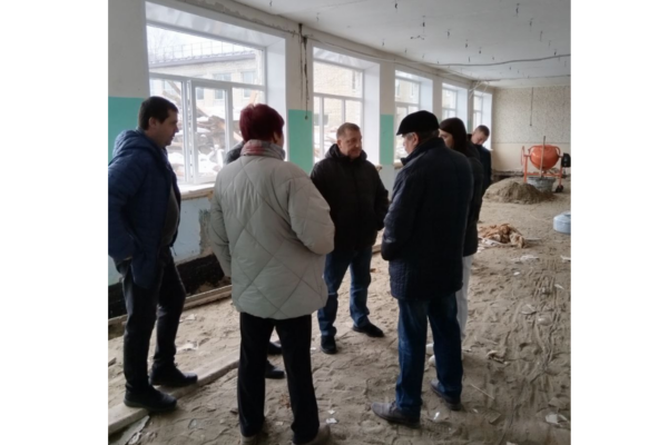 Капремонт Кокинской школы идёт с опережением графика