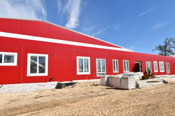 ФОК с бассейном в Брасово готов на 70%