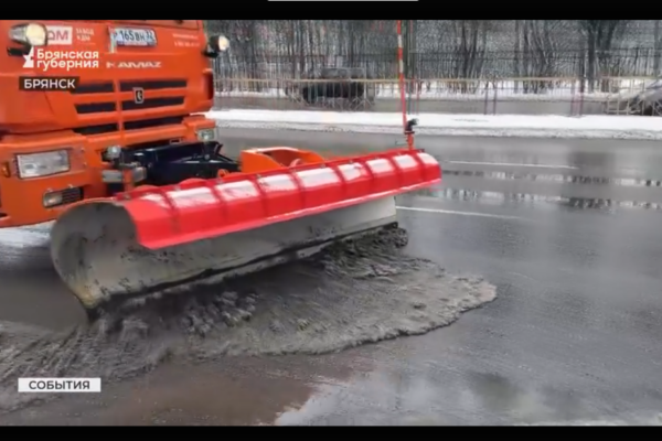 Брянские дорожники из-за капризов погоды аврально переоснастили технику