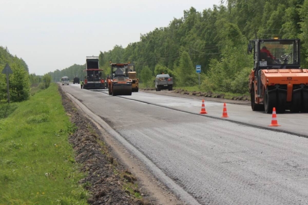 По нацпроекту ремонтируют автодорогу Украина — Суземка