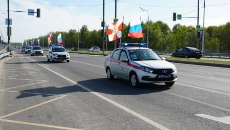 Брянские росгвардейцы присоединились к патриотическому автопробегу