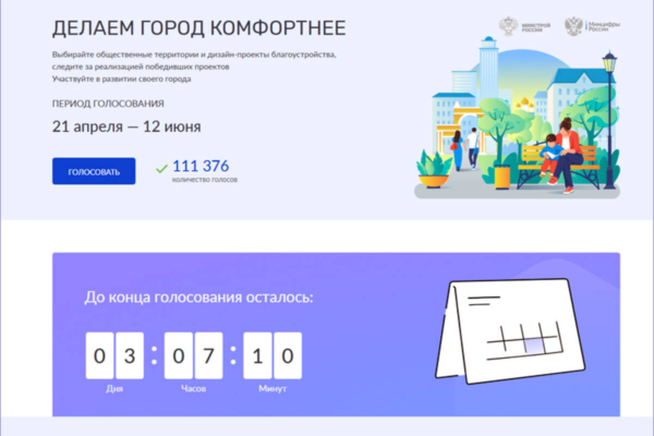 Три дня до окончания голосования: брянцы выбирают объекты для благоустройства