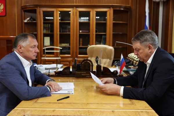 Губернатор Александр Богомаз встретился с зампредседателя правительства Маратом Хуснуллиным