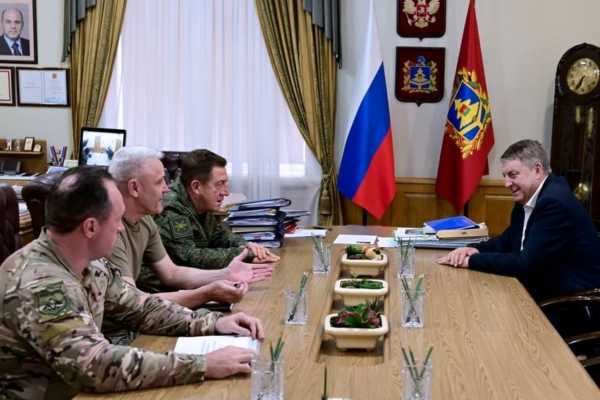Глава Брянщины встретился с заместителем командующего группировкой «Север»