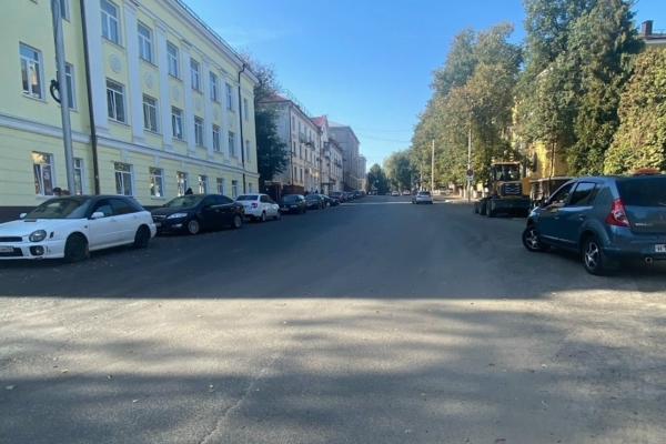 В Брянске по нацпроекту обновляют улицу Горького