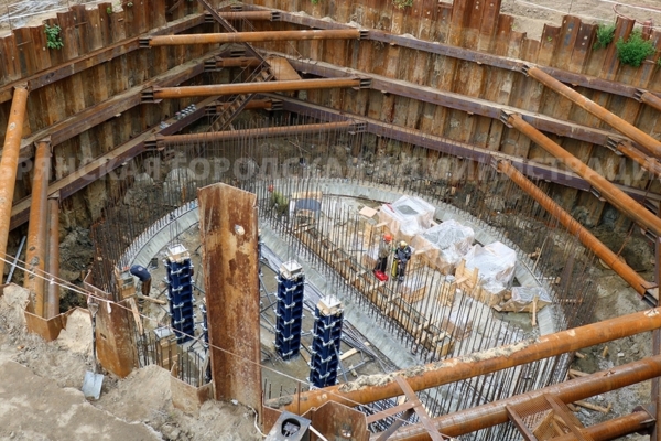 В Брянске полным ходом идет строительство современной канализационной насосной станции