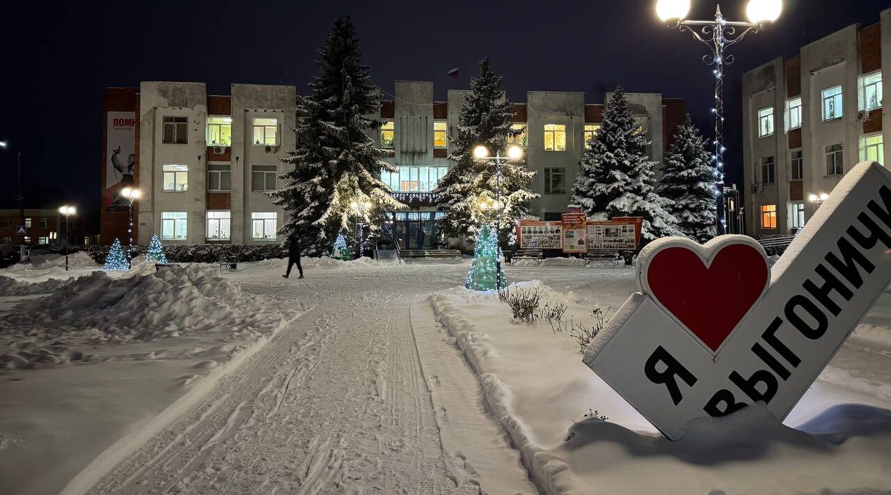 Выгоничский район сияет новогодними огнями
