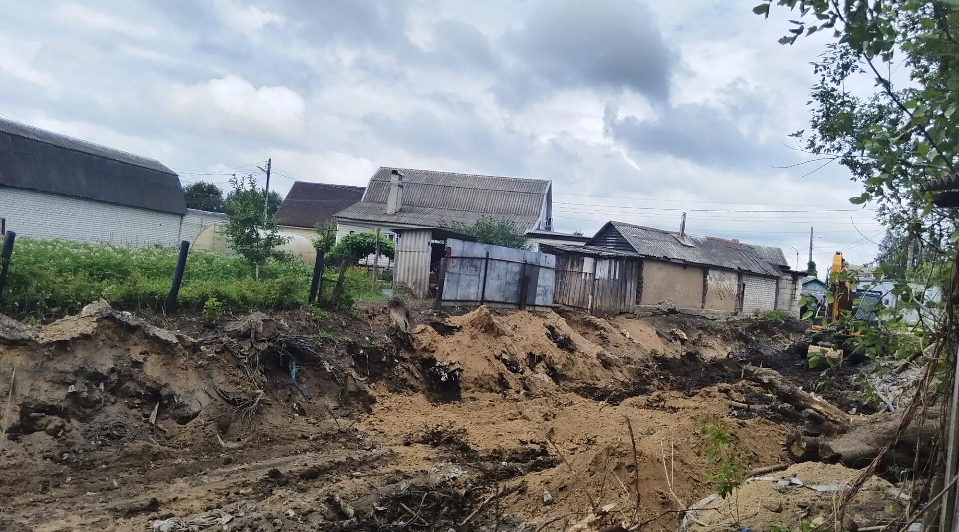 В Выгоничском районе началось строительство локальных очистных сооружений
